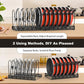 Expandable Pot, Pan & Lid Organizer with 10 Dividers