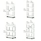 3/4-Tier Slim Rolling Storage Cart