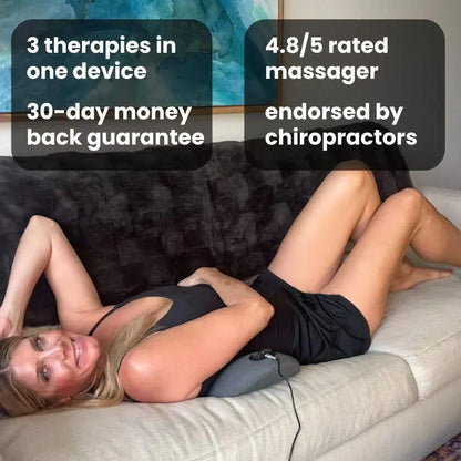 Shiatsu back massager usage