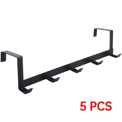 5-Hook Over-Door Organizer Rack