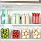 Clear Refrigerator Storage Bins with Handles