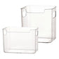 Clear Refrigerator Storage Bins with Handles