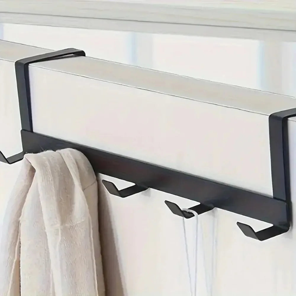 5-Hook Over-Door Organizer Rack