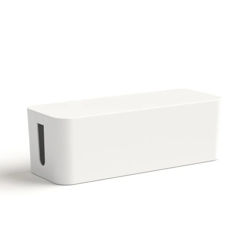 Wood-Grain Cable Management Box for Power Strips