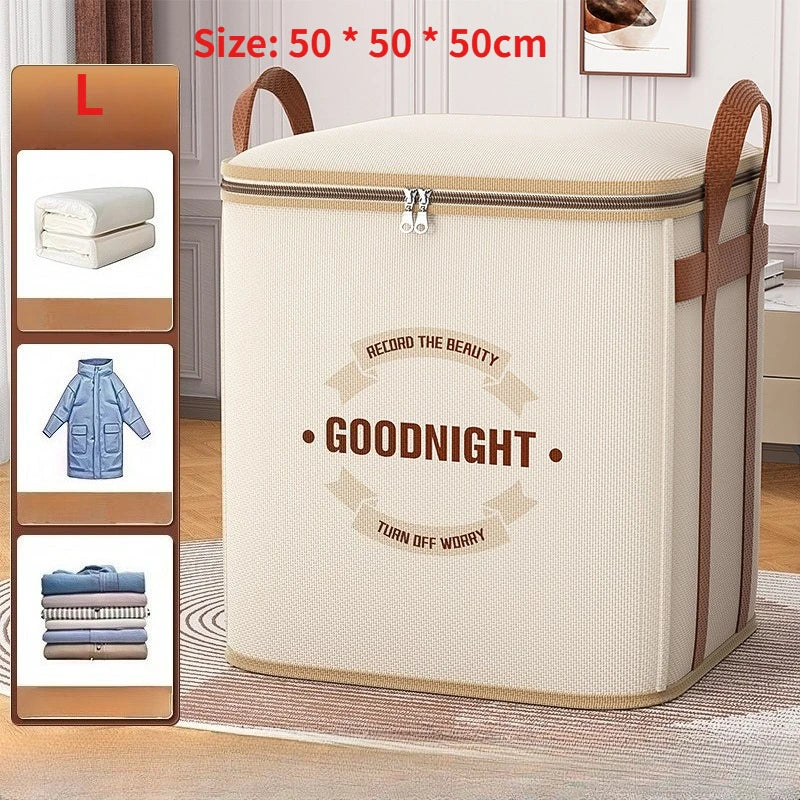 Extra-Large Bedding Storage Bag with Reinforced Handles