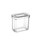 Stackable Clear Refrigerator Storage Bin with Handle