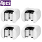 1/4-Piece No-Drill Wall-Mounted Broom & Mop Clips
