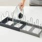 7-Grid Telescopic Pot & Lid Organizer