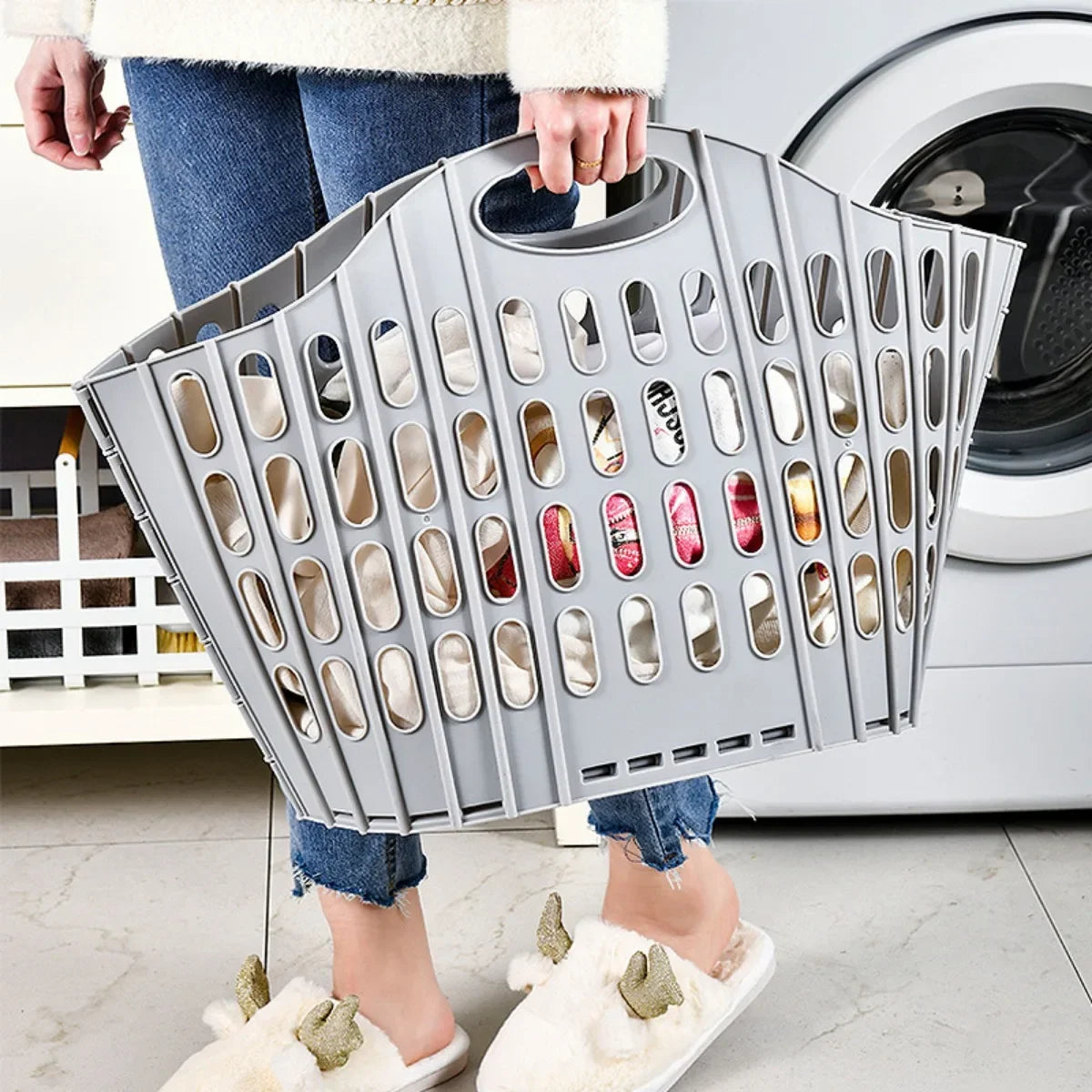 Foldable Fabric Laundry Hamper