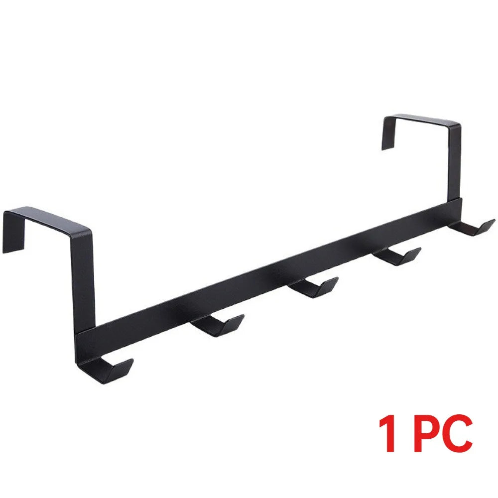 5-Hook Over-Door Organizer Rack
