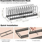 Expandable Pot, Pan & Lid Organizer with 10 Dividers