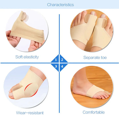 Bunion Corrector Sleeve – Gel Toe Separator for Hallux Valgus