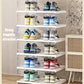 6-Tier Foldable Stackable Shoe Organizer