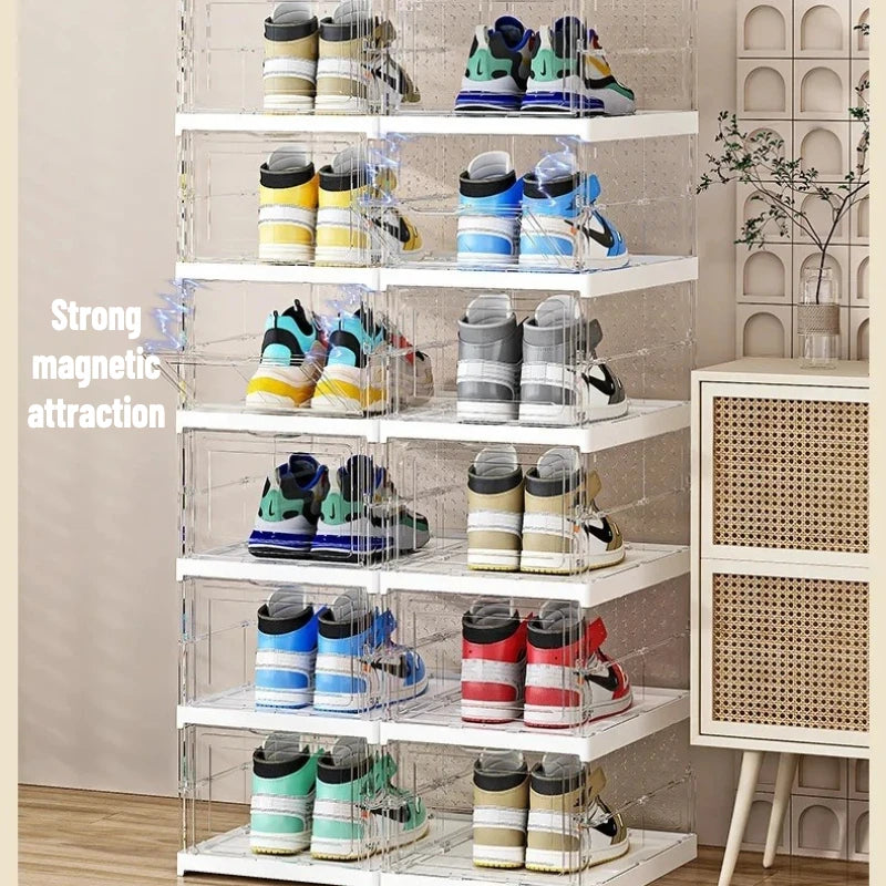 6-Tier Foldable Stackable Shoe Organizer
