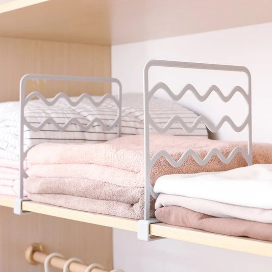 No-Drill Plastic Closet Shelf Dividers — product image 1 of 9