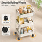 3-Tier Slim Metal Rolling Utility Cart