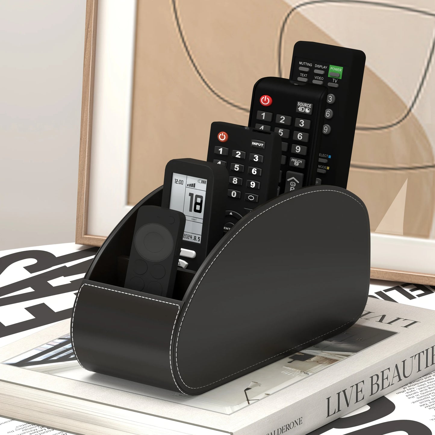 Remote Control & Bedside Organizer Tray
