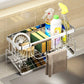 Stainless Steel Sink Caddy with Drain Tray