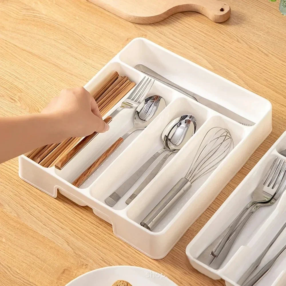 Cutlery Drawer Organizer – 4 or 5 Compartments