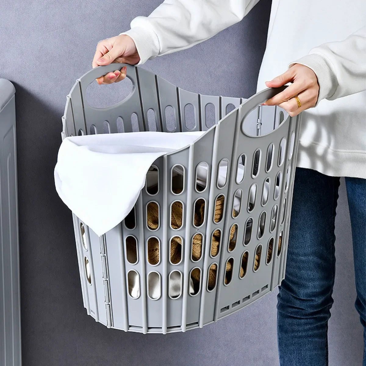 Foldable Fabric Laundry Hamper