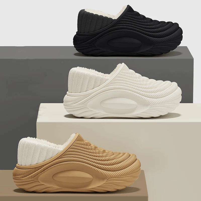 CozyWave — Plush Winter Slippers