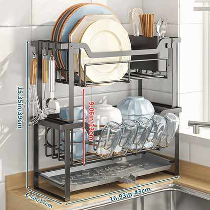 Countertop Dish Drying Rack, No Assembly — product image 8 of 9