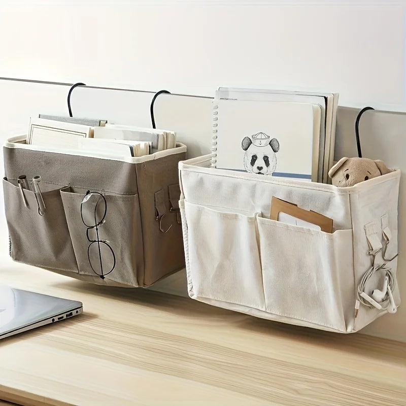 Multi-Pocket Fabric Wall Storage Organizer