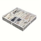 12-Compartment Foldable Under-Bed Shoe Organizer