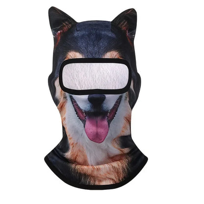 3D Animal Ski Mask — Cat & Husky Balaclava