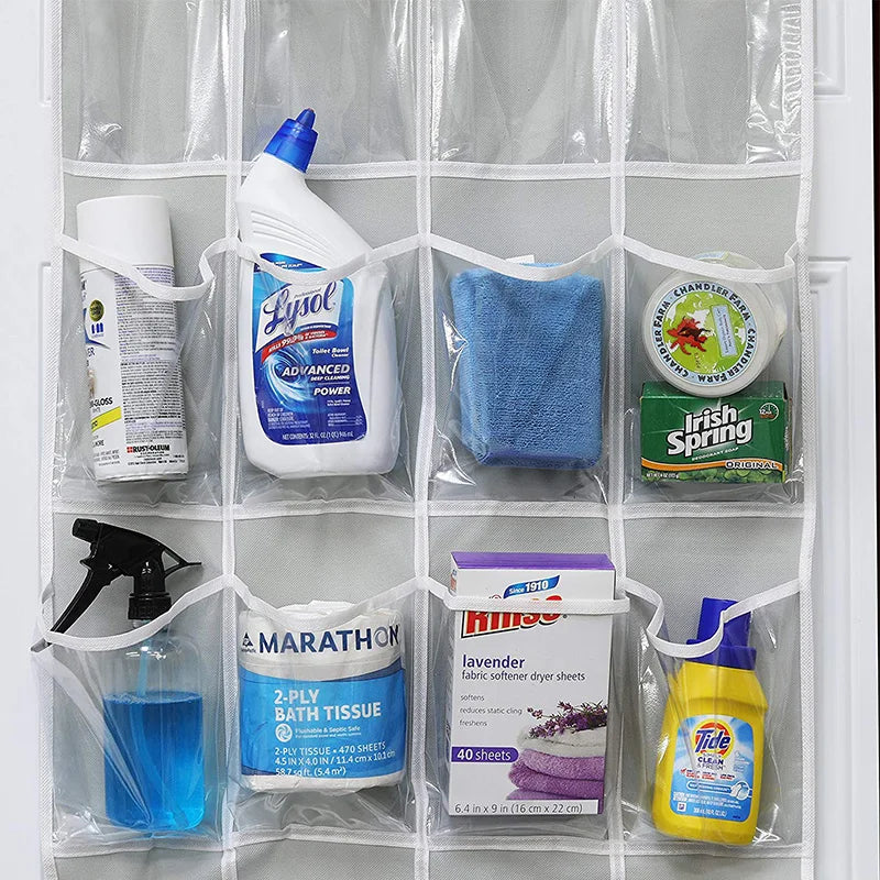 24-Grid Over-Door Shoe Organizer