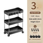 4-Tier Slim Rolling Storage Cart
