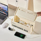 Cable Management Box with Phone Stand & Side Openings