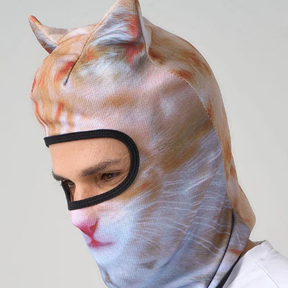 3D Animal Ski Mask — Cat & Husky Balaclava