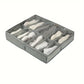 12-Compartment Foldable Under-Bed Shoe Organizer