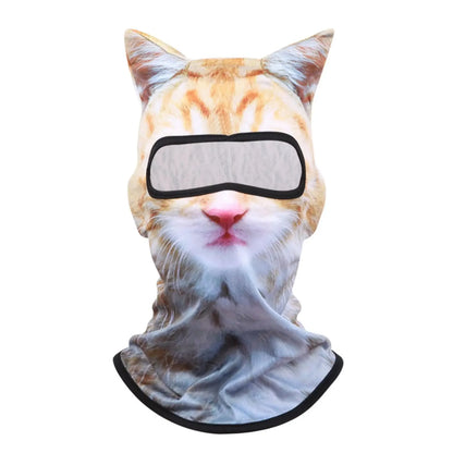 3D Animal Ski Mask — Cat & Husky Balaclava