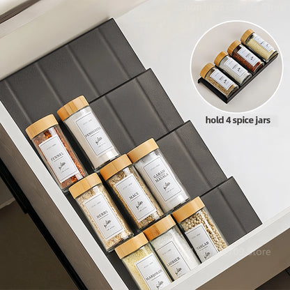 4-Layer Adjustable Spice Drawer Organizer — product image 2 of 13
