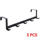5-Hook Over-Door Organizer Rack