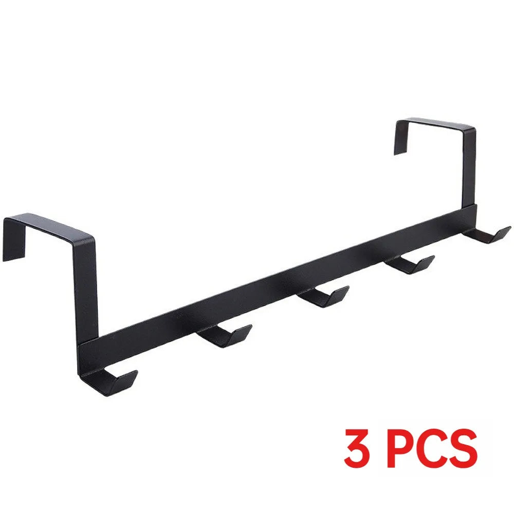 5-Hook Over-Door Organizer Rack