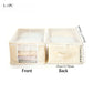 Linen Bedding Storage Box with View Window