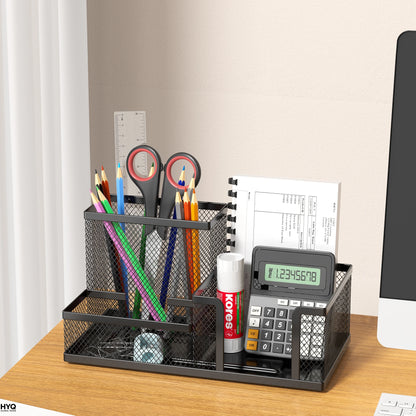3-Compartment Mesh Desk Organizer — product image 5 of 9