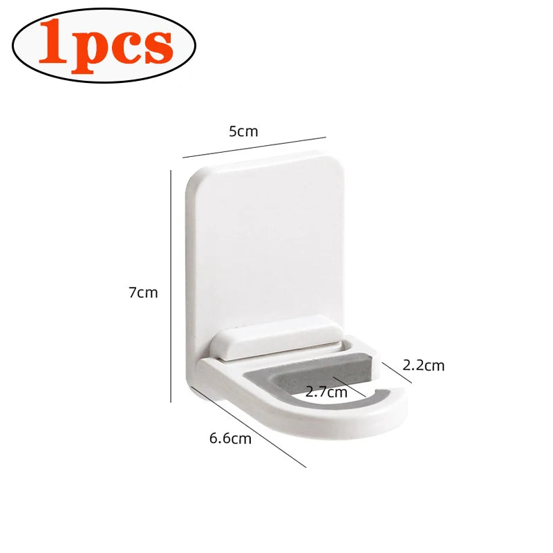 Self-Adhesive Wall-Mounted Broom & Mop Clip