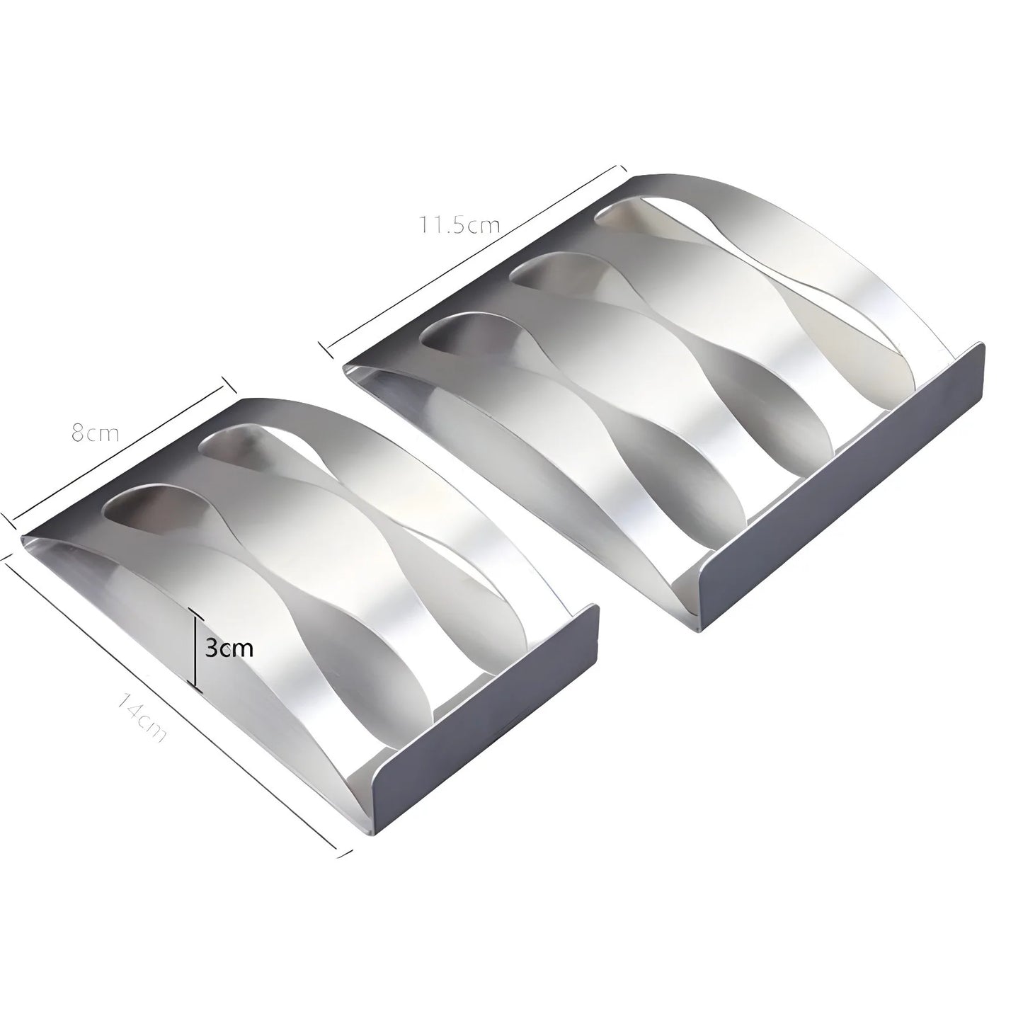 Self-Adhesive Wall-Mounted Toothbrush Holder, 2/3 Hooks