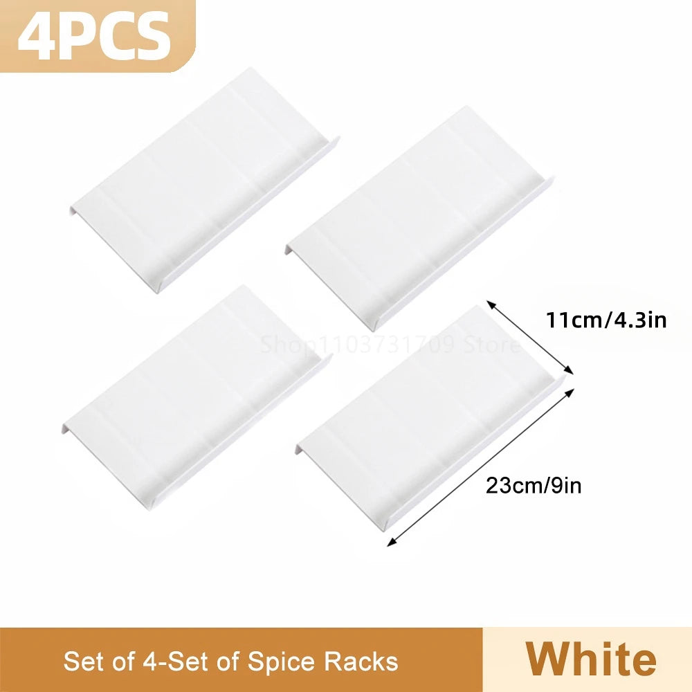 4-Layer Adjustable Spice Drawer Organizer