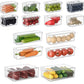 Stackable Clear Refrigerator Storage Bin with Handle