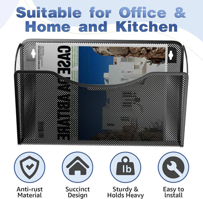 Mesh Wall-Mounted File Organizer – Small or Large — product image 5 of 11