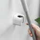 1/4-Piece No-Drill Wall-Mounted Broom & Mop Clips