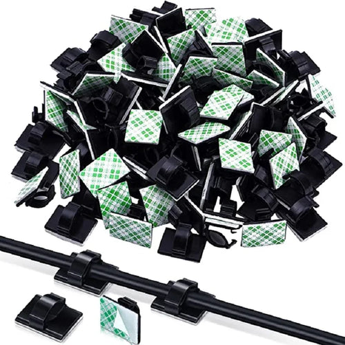 Desktop Cable Organizer Clips – 30 or 90 Pieces — product image 1 of 11