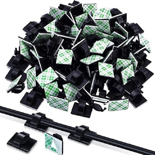 Desktop Cable Organizer Clips – 30 or 90 Pieces — product image 1 of 11