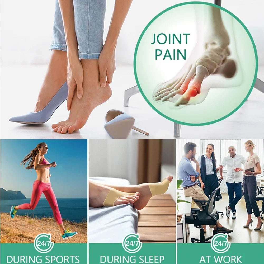 Bunion Corrector Sleeve – Gel Toe Separator for Hallux Valgus