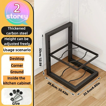 Adjustable Pot & Pan Organizer – 2 to 5 Tiers — product image 14 of 15